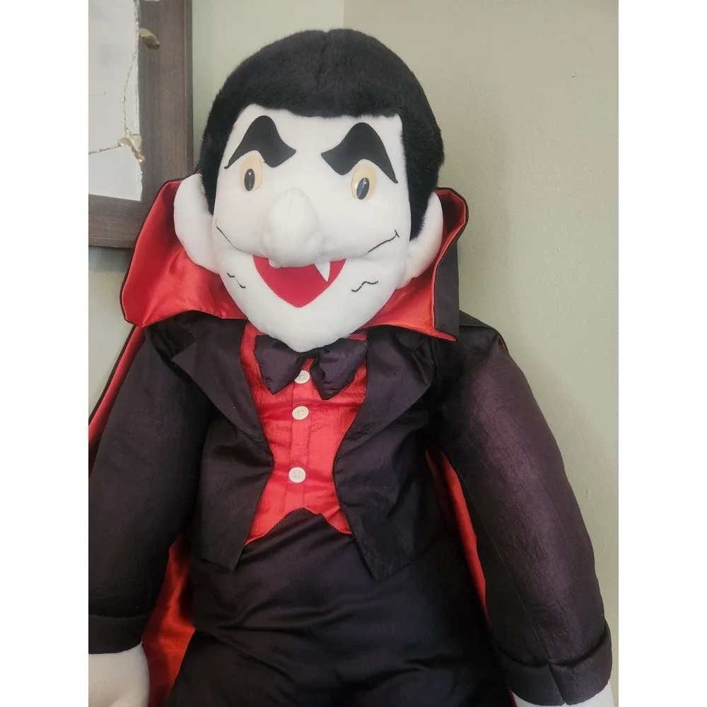 Vintage Giant Dracula Halloween Decor Plush 48